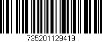 Código de barras (EAN, GTIN, SKU, ISBN): '735201129419'