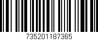 Código de barras (EAN, GTIN, SKU, ISBN): '735201187365'
