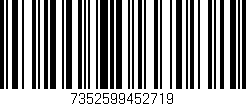 Código de barras (EAN, GTIN, SKU, ISBN): '7352599452719'
