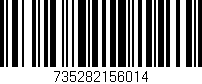 Código de barras (EAN, GTIN, SKU, ISBN): '735282156014'