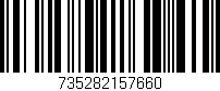 Código de barras (EAN, GTIN, SKU, ISBN): '735282157660'