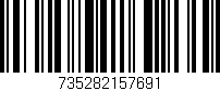 Código de barras (EAN, GTIN, SKU, ISBN): '735282157691'