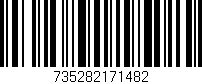 Código de barras (EAN, GTIN, SKU, ISBN): '735282171482'