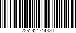 Código de barras (EAN, GTIN, SKU, ISBN): '7352821714820'