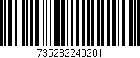 Código de barras (EAN, GTIN, SKU, ISBN): '735282240201'