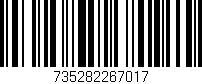 Código de barras (EAN, GTIN, SKU, ISBN): '735282267017'