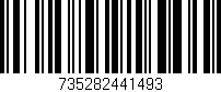 Código de barras (EAN, GTIN, SKU, ISBN): '735282441493'