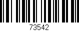 Código de barras (EAN, GTIN, SKU, ISBN): '73542'