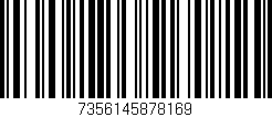 Código de barras (EAN, GTIN, SKU, ISBN): '7356145878169'