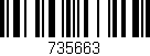 Código de barras (EAN, GTIN, SKU, ISBN): '735663'