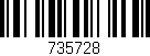 Código de barras (EAN, GTIN, SKU, ISBN): '735728'