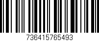 Código de barras (EAN, GTIN, SKU, ISBN): '736415765493'