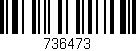 Código de barras (EAN, GTIN, SKU, ISBN): '736473'