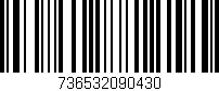 Código de barras (EAN, GTIN, SKU, ISBN): '736532090430'