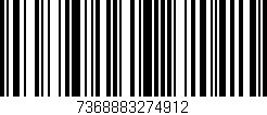 Código de barras (EAN, GTIN, SKU, ISBN): '7368883274912'