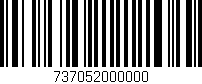 Código de barras (EAN, GTIN, SKU, ISBN): '737052000000'