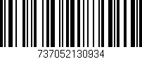 Código de barras (EAN, GTIN, SKU, ISBN): '737052130934'