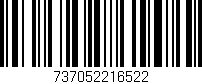 Código de barras (EAN, GTIN, SKU, ISBN): '737052216522'