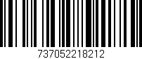 Código de barras (EAN, GTIN, SKU, ISBN): '737052218212'