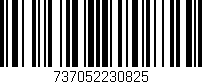 Código de barras (EAN, GTIN, SKU, ISBN): '737052230825'