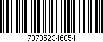 Código de barras (EAN, GTIN, SKU, ISBN): '737052346854'