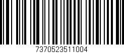 Código de barras (EAN, GTIN, SKU, ISBN): '7370523511004'