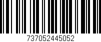Código de barras (EAN, GTIN, SKU, ISBN): '737052445052'