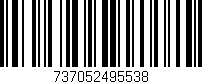 Código de barras (EAN, GTIN, SKU, ISBN): '737052495538'