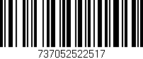Código de barras (EAN, GTIN, SKU, ISBN): '737052522517'