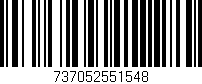 Código de barras (EAN, GTIN, SKU, ISBN): '737052551548'