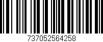 Código de barras (EAN, GTIN, SKU, ISBN): '737052564258'
