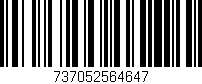 Código de barras (EAN, GTIN, SKU, ISBN): '737052564647'