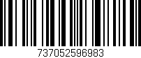Código de barras (EAN, GTIN, SKU, ISBN): '737052596983'