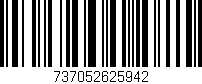 Código de barras (EAN, GTIN, SKU, ISBN): '737052625942'