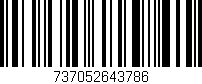 Código de barras (EAN, GTIN, SKU, ISBN): '737052643786'