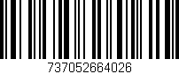Código de barras (EAN, GTIN, SKU, ISBN): '737052664026'