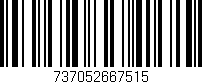 Código de barras (EAN, GTIN, SKU, ISBN): '737052667515'