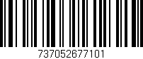 Código de barras (EAN, GTIN, SKU, ISBN): '737052677101'