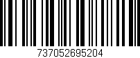 Código de barras (EAN, GTIN, SKU, ISBN): '737052695204'