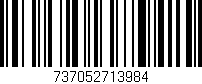 Código de barras (EAN, GTIN, SKU, ISBN): '737052713984'