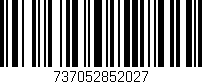 Código de barras (EAN, GTIN, SKU, ISBN): '737052852027'