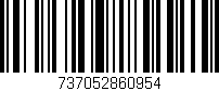 Código de barras (EAN, GTIN, SKU, ISBN): '737052860954'