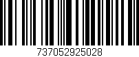 Código de barras (EAN, GTIN, SKU, ISBN): '737052925028'