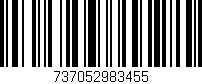 Código de barras (EAN, GTIN, SKU, ISBN): '737052983455'