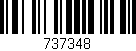 Código de barras (EAN, GTIN, SKU, ISBN): '737348'