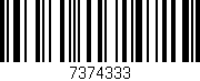 Código de barras (EAN, GTIN, SKU, ISBN): '7374333'