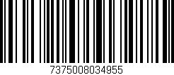 Código de barras (EAN, GTIN, SKU, ISBN): '7375008034955'