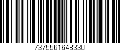 Código de barras (EAN, GTIN, SKU, ISBN): '7375561648330'