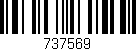 Código de barras (EAN, GTIN, SKU, ISBN): '737569'
