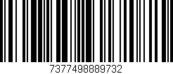 Código de barras (EAN, GTIN, SKU, ISBN): '7377498889732'